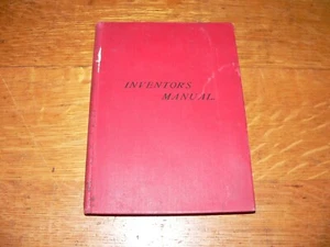Antique 1901 Inventor's Manual Small Format Hardcover Book - Picture 1 of 5