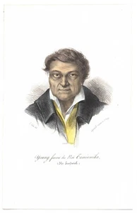 1839 J. Arago HAWAII engraving JOHN 'OLOHANA YOUNG ~ Favorite of King Kamehameha - Picture 1 of 2