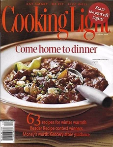 Cooking Light Magazine Winter Recipes Slow Cooker Chili Chinese New Year Menu - Picture 1 of 6