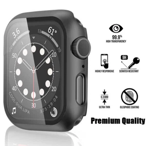 Ultra-Thin Bumper Case HD Protective Film Scratch Resistant for Women Men iWatch - Picture 1 of 12