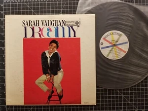 SARAH VAUGHAN Dreamy LP 1960 1ST PRESS Roulette VINYL Mono VG+/VG+ Jimmy Jones - Picture 1 of 4