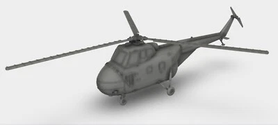 MODELLDEPOT Sikorsky H-19 Chickasaw Helikopter Hubschrauber USA Bausatz 3D Druck 1:87 - 1:35