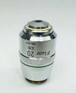 Nikon Fluor 20X/0.75 Fluorite Microscope Objective Lens RMS 160mm - Picture 1 of 2