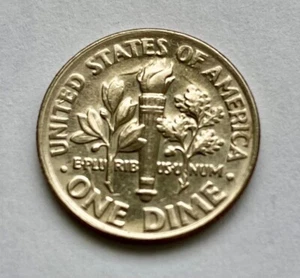1999-P ROOSEVELT DIME DIE CLASH MINT ERROR COIN - CIRCULATED - Picture 1 of 6