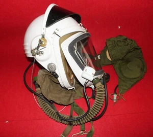 AIR FORCE MIG PILOT HIGH ALTITUDE STUNT FLIGHT HELMET - Picture 1 of 11