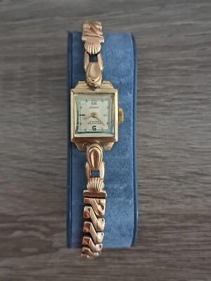 EPPO Armbanduhr Damen 17 Rubis / Walzgold double / 20 Mikron / Handaufzug - Bild 1 von 4