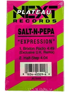 Salt N Pepa Expression Cassette Tape Single Factory Sealed Exclusive UK Remix - Picture 1 of 3