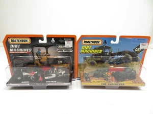 Matchbox Lot of 2 Dirt Machines Road Pavers & The Engineers NIB 7639 - Picture 1 of 3