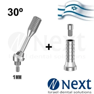 Nuevo Multi Unidad Angulado 30 grados 1 mm Accesorio Manga de Titanio - Imagen 1 de 7