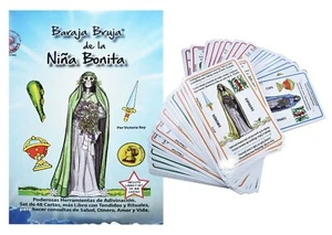 LIBRO BARAJA BRUJA DE LA NINA BONITA POR VICTORIA REY - INCLUYE SET DE CARTAS - Imagen 1 de 2