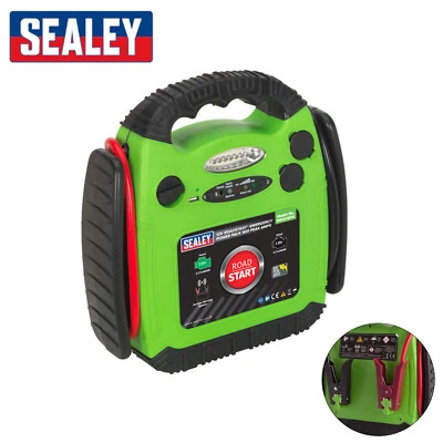 Sealey 12v 900A Portable Emergency Car Battery Jump Starter Power Pack RS1312HV - Image 1 of 4