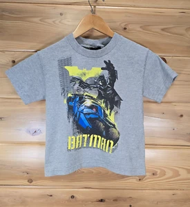 Vintage Batman T Shirt Youth XS Batman Begins Gray Y2K - Picture 1 of 7