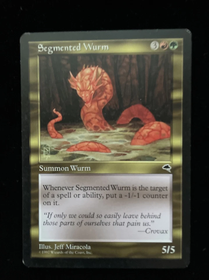 MTG Segmented Wurm Tempest Regular Uncommon - Image 1 of 2
