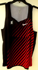 Women's Nike Dri-Fit Adv Aeroswift Bowerman Track Singlet Dr5849 Black/Red Xl