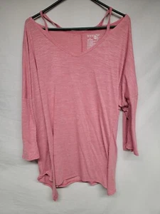 Blusa Terra & Sky Rosa Manga 3/4 (Talla 3X (24W-26W)) - Imagen 1 de 4