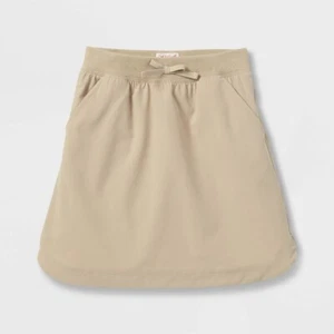 Girls' Woven Performance Uniform Skort - Cat & Jack™ Khaki XL bottom only. - Picture 1 of 1