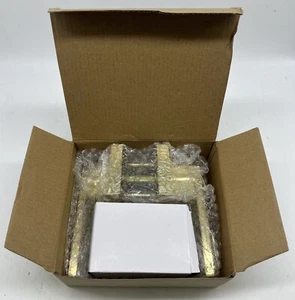 6 Pack Gold Keyless Square Levers Handles, Interior Door Locksets for Hall Clo.. - Picture 1 of 9