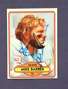 1980 Topps #272 Mike Barber Oilers signed Autogramm - Bild 1 von 2