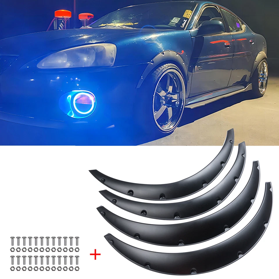 Universal Flexible Car Fender Flares Body Kit Wheel Extra Wide Firm 4PCS 89cm Foto 1 de 4