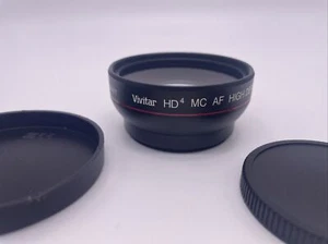 Vivitar HD4 MC AF High Def 0.43X Wide Angle Converter 52mm Case Included VTG - Picture 1 of 11