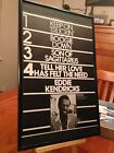 BIG 11X17 FRAMED EDDIE KENDRICKS "4 HIT SINGLES" SOLO LP ALBUM CD PROMOTIONAL AD
