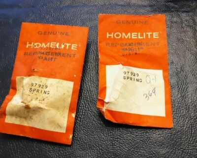 (2) Homelite  97929 Trimmer On/Off Switch Springs for ST-165, ST-260, ST-310 - Image 1 of 2