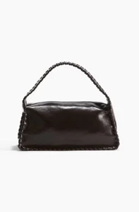 H&M Small string pouch bag (Black) - Picture 1 of 4
