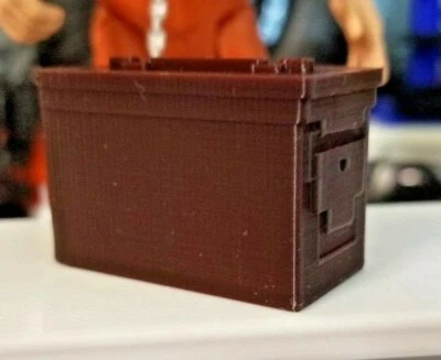 RC 1/10 Scale Brown Ammo Can Box Bullet Rock Crawler Truck Miniature Accessories - Image 1 of 4
