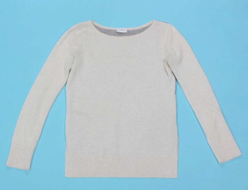 Suéter CLUB MONACO 100 % cachemir para mujer gris claro bloque de color trasero talla XS/493 Foto 1 de 4