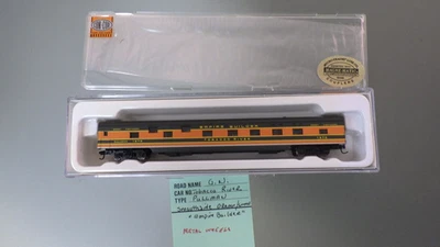 N-Con-Cor GN Empire Builder Tobacco River Sleeper Passenger Car in Box & MTL's - Image 1 of 4