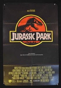 PÓSTER 1s JURASSIC PARK (1993) * STEVEN Spielberg * aventura ciencia ficción * argentina - Imagen 1 de 2