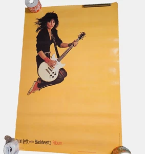Póster promocional álbum Joan Jett And The Blackhearts 23" x 34" de colección 1983 MCA Records - Imagen 1 de 7