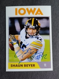 Shaun Beyer signierte individuelle Fotokarte - Iowa Hawkeyes Football - C - Bild 1 von 1