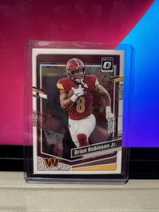 2023 Panini Donruss Optic Holo Prizm Brian Robinson Jr #195 Washington Commander - Bild 1 von 2