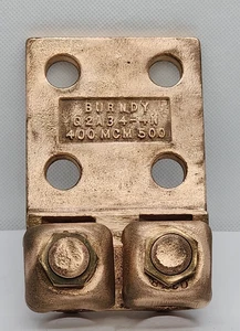 BURNDY Q2A34-4N 400 MCM 500 QIKLUG CONNETTORE TERMINALE RAME [2ES2-7] - Foto 1 di 6