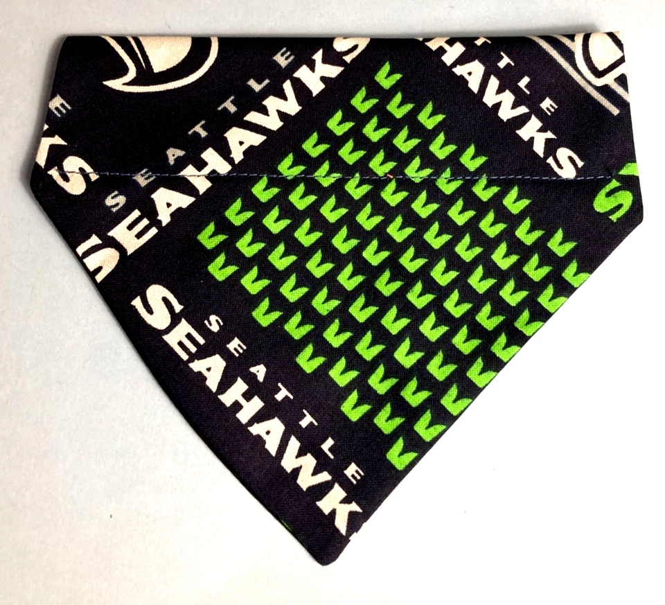 Bufanda Bandana Deslizable Sobre Cuello Mascota Perro Gato SEATTLE SEAHAWKS Fútbol SM/MED Foto 1 de 1