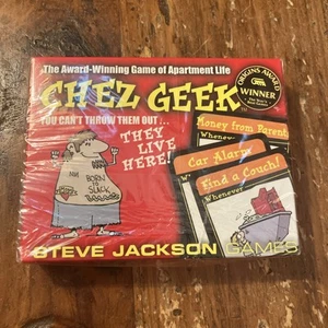 Steve Jackson CHEZ GEEK Award Winning Apartment Life CARD GAME 2nd Ed NEW - Picture 1 of 6