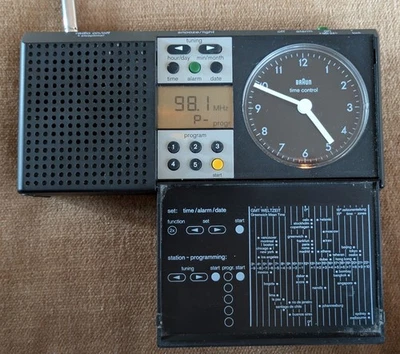 Top  BRAUN Digital/Analog Radiowecker Typ 3869 / ABR 314df – Made in Germany - Bild 1 von 4