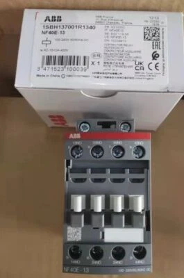 1pc ABB NF40E-13 contactor relay 100-250V AC/DC 1SBH137001R1340 One year warrant - Image 1 of 3