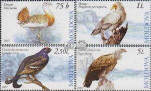 Moldawien 590-593 (complete issue) unmounted mint / never hinged 2007 Birds