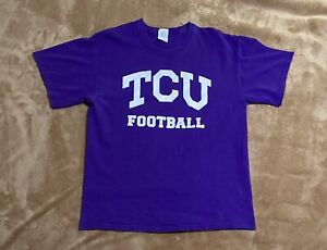 TCU Football Purple Reign Gildan Ultra Cotton T-shirt size L