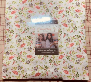 MODA Favorite Things Sherri&Chelsi Florals Cotton Fabric 10" Squares Layer Cake - Picture 1 of 4