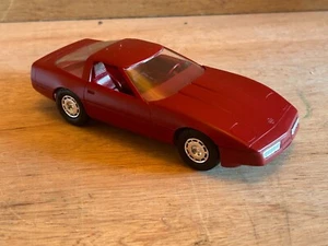 1984 Corvette Dealer Promo Car 1:25 Chevy Toy Model w/Box Red Vintage - Picture 1 of 24