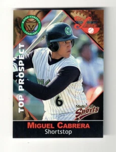 Miguel Cabrera 2001 Multi-Ad Midwest League Top Prospect Minor League Karte #14 - Bild 1 von 2