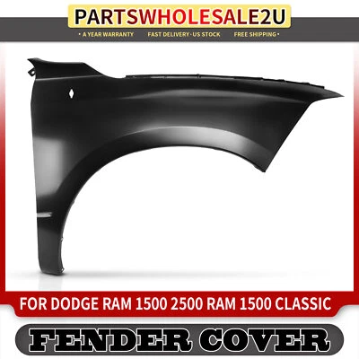 Guardabarros delantero del lado del pasajero para Dodge Ram 1500 2009-2010 Ram 2500 Ram 3500 2010 Foto 1 de 4