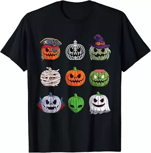Funny Halloween costume Women Men Pumpkin characters Gift Unisex T-Shirt - Picture 1 of 3
