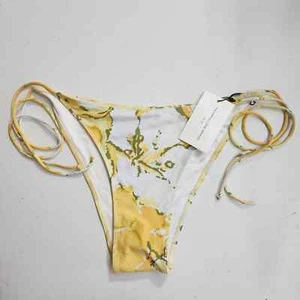 Parte inferior de bikini Faithful the Brand Nomi Loretta floral talla 10 nuevo con etiquetas - Imagen 1 de 5