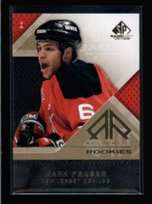 MARK FRASER 2007/08 UPPER DECK SP GAME USED #132 GOLD ROOKIE #20/50 BA6274