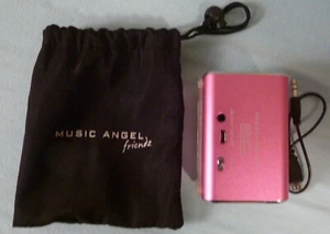 Stereo Mini Lautsprecher "Music Angel Friendz", pink/rosa, kein/ohne Bluetooth - Bild 1 von 8