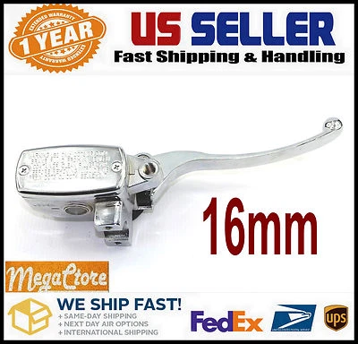 1" Honda 5/8 Brake Master Cylinder Shadow VT 700 750 1100 VTX 1300 1800 Valkyrie Foto 1 de 4